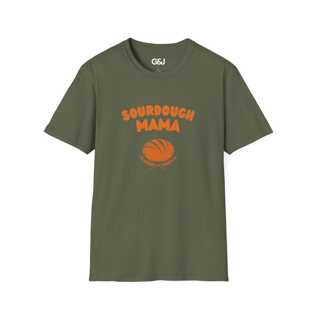 Sourdough Mama T-Shirt — Retro Bread Lover Tee for Bakers & Home Bakers