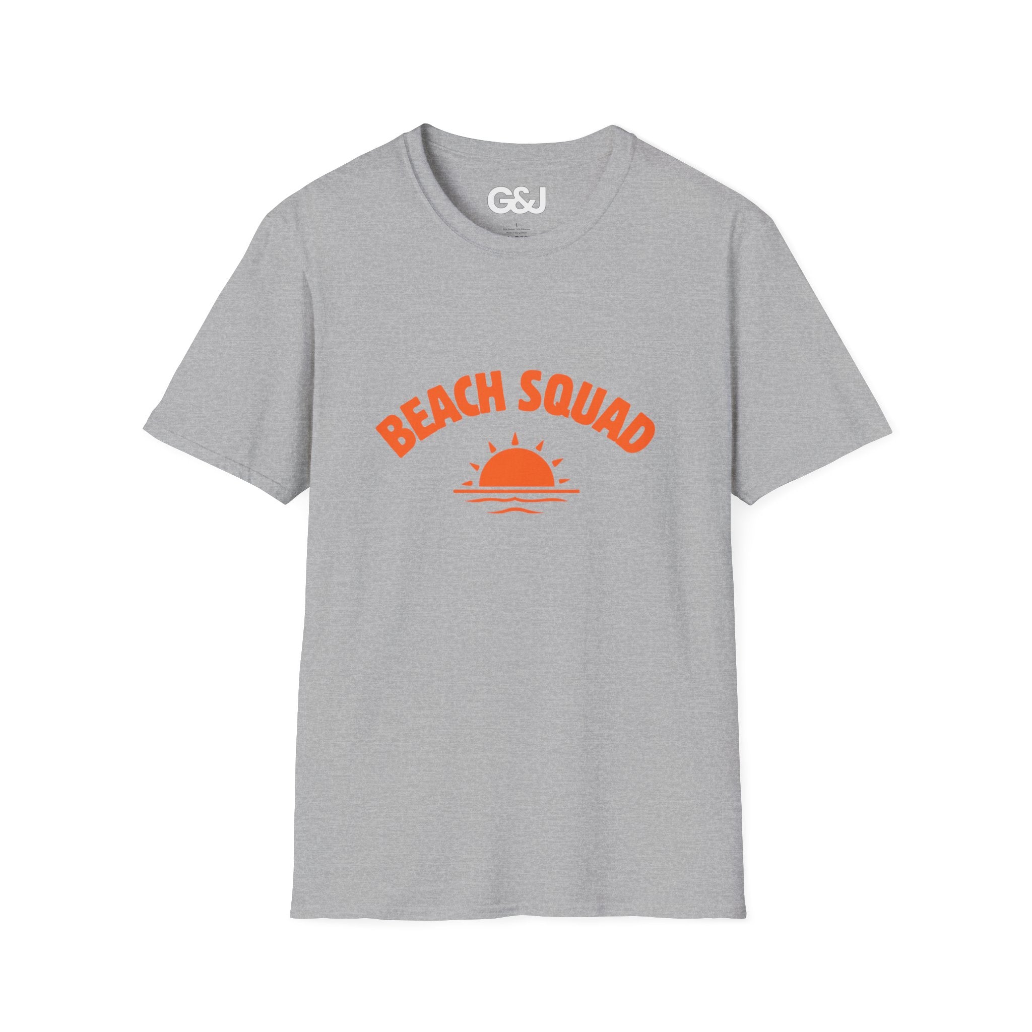 Beach Squad T-Shirt — Retro Sunset Graphic Tee for Beach Lovers