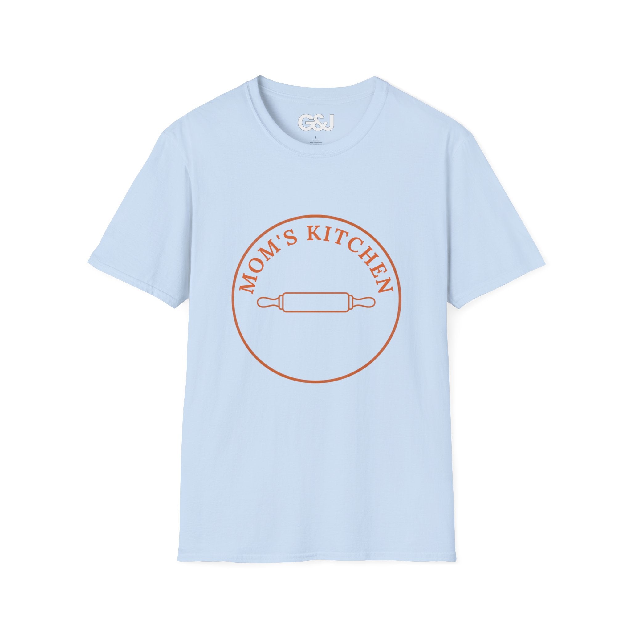 Mom's Kitchen T-Shirt — Vintage Rolling Pin Graphic, Mother's Day Gift
