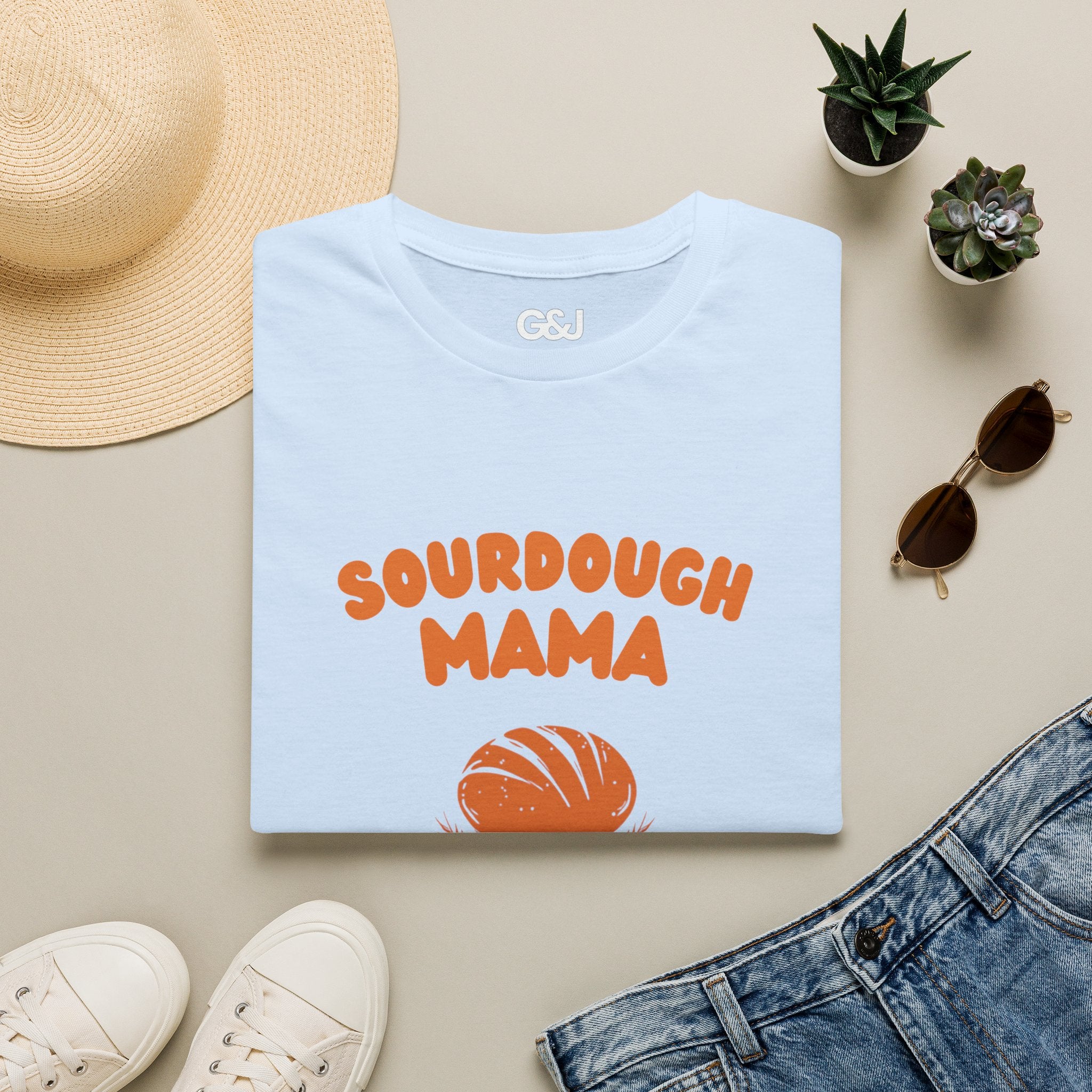 Sourdough Mama T-Shirt — Retro Bread Lover Tee for Bakers & Home Bakers