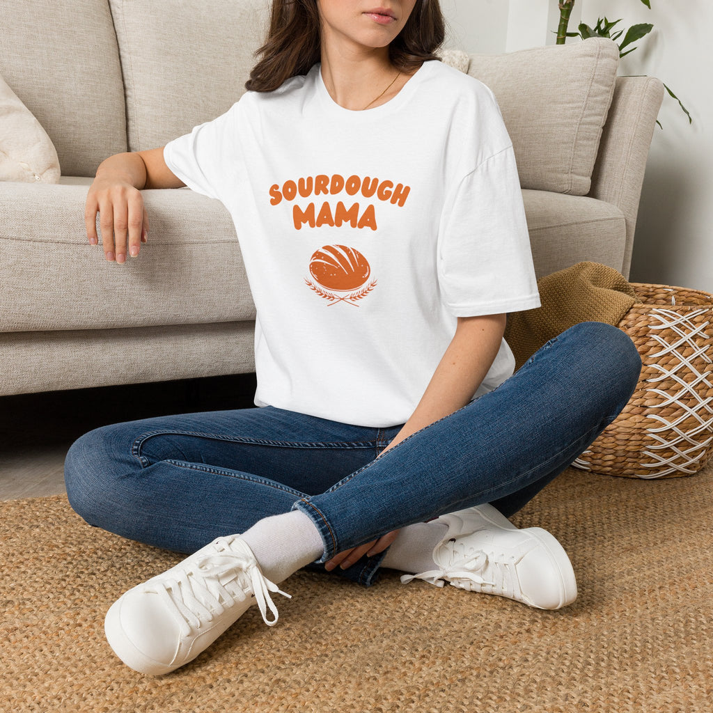 Sourdough Mama T-Shirt — Retro Bread Lover Tee for Bakers & Home Bakers