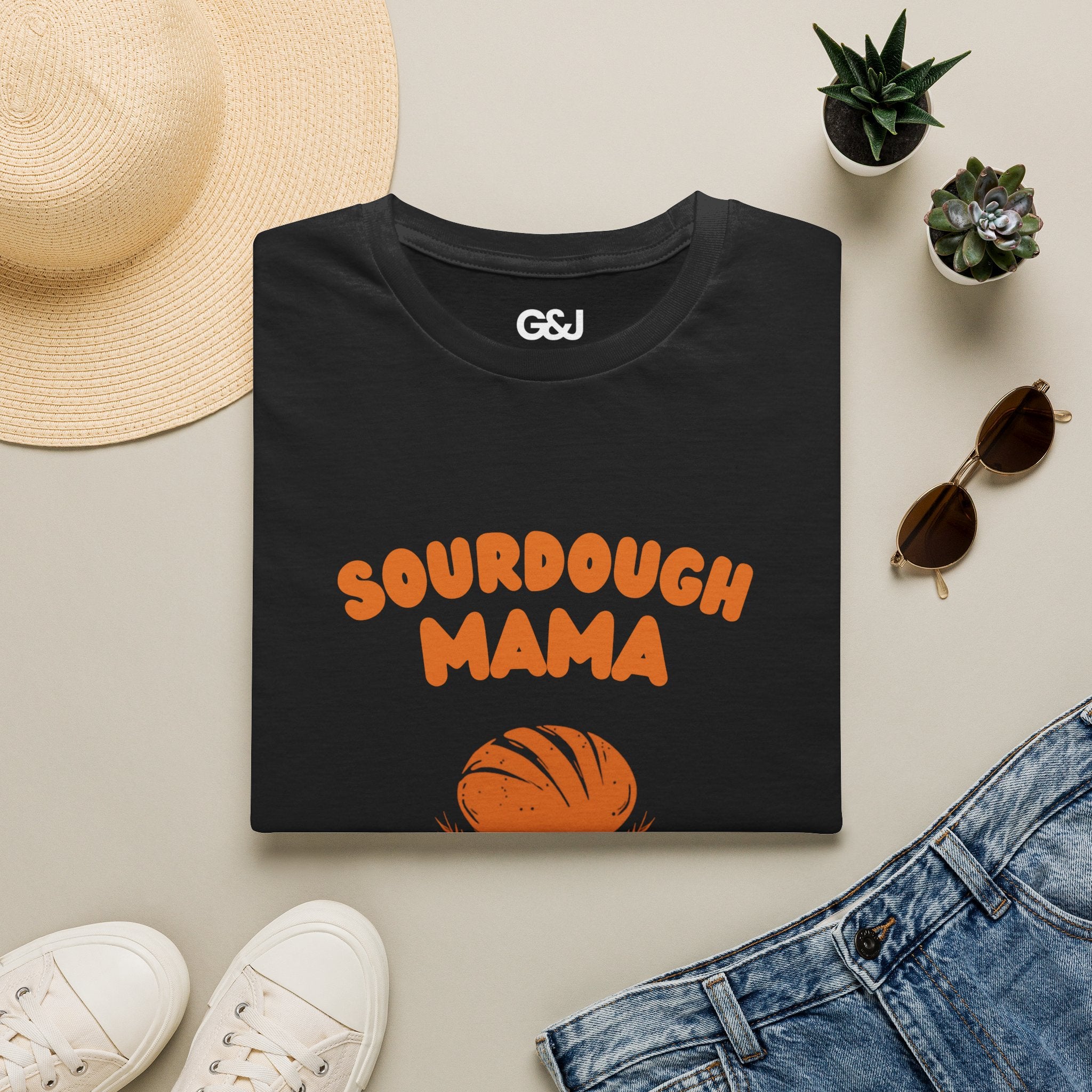 Sourdough Mama T-Shirt — Retro Bread Lover Tee for Bakers & Home Bakers