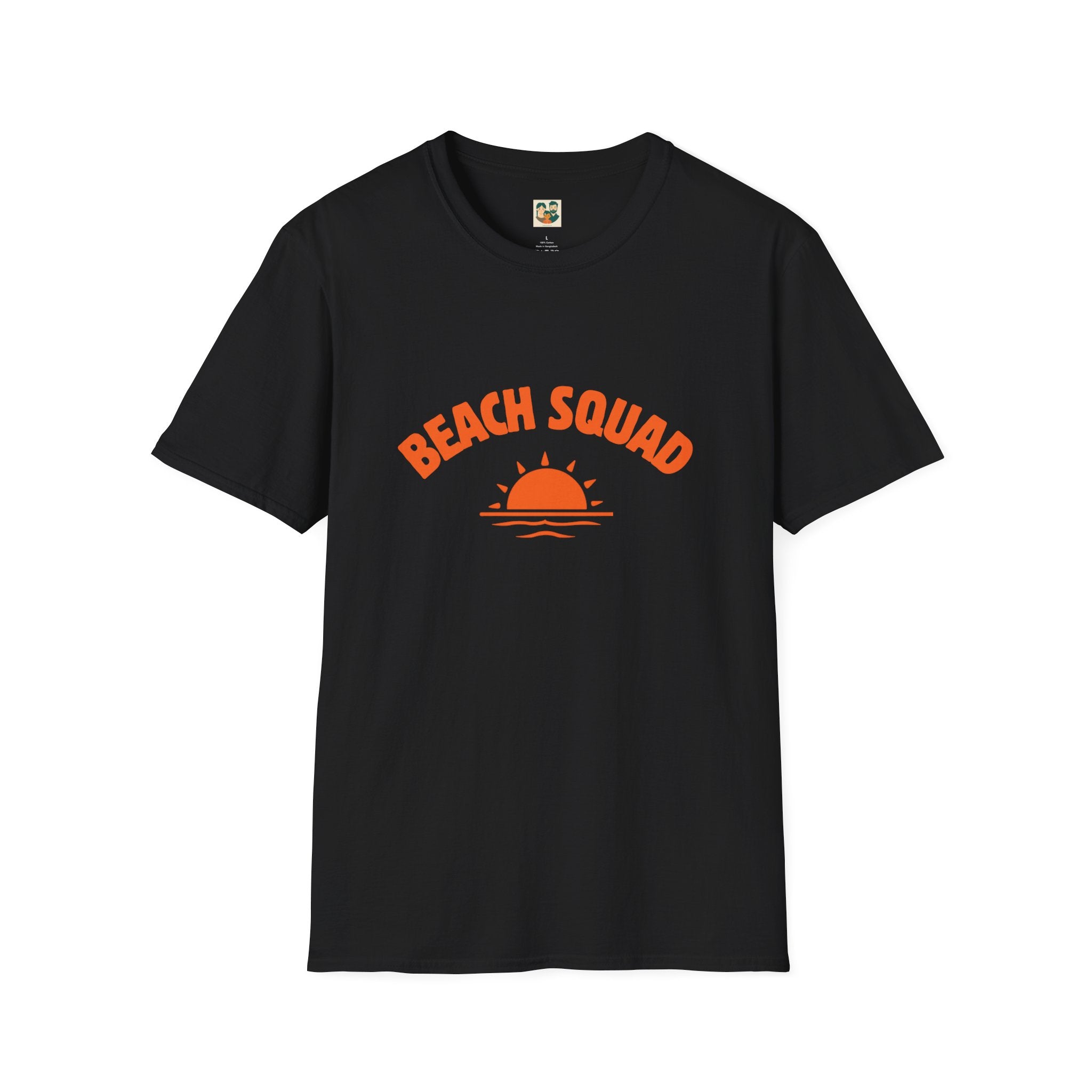 Beach Squad T-Shirt — Retro Sunset Graphic Tee for Summer, Vacation & Coastal Gifts