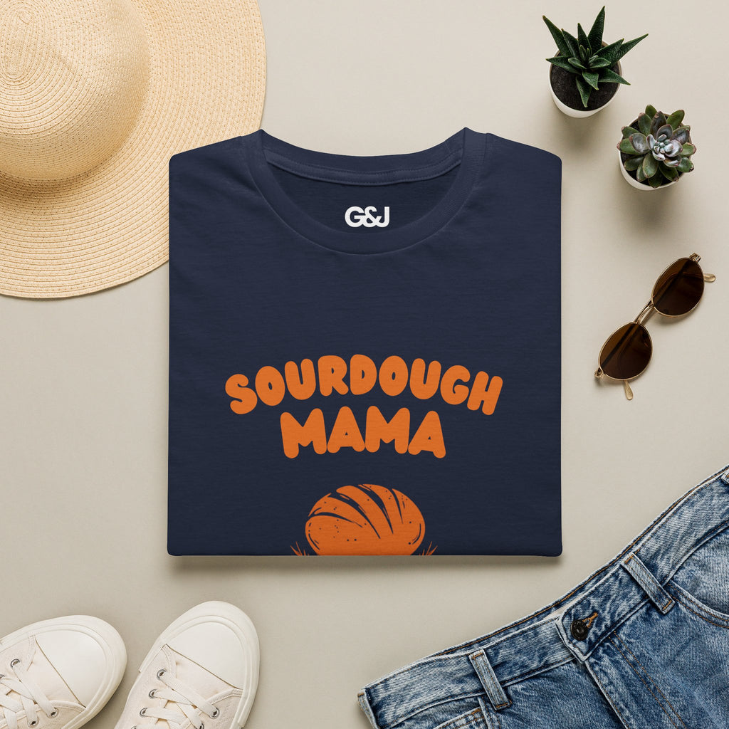 Sourdough Mama T-Shirt — Retro Bread Lover Tee for Bakers & Home Bakers