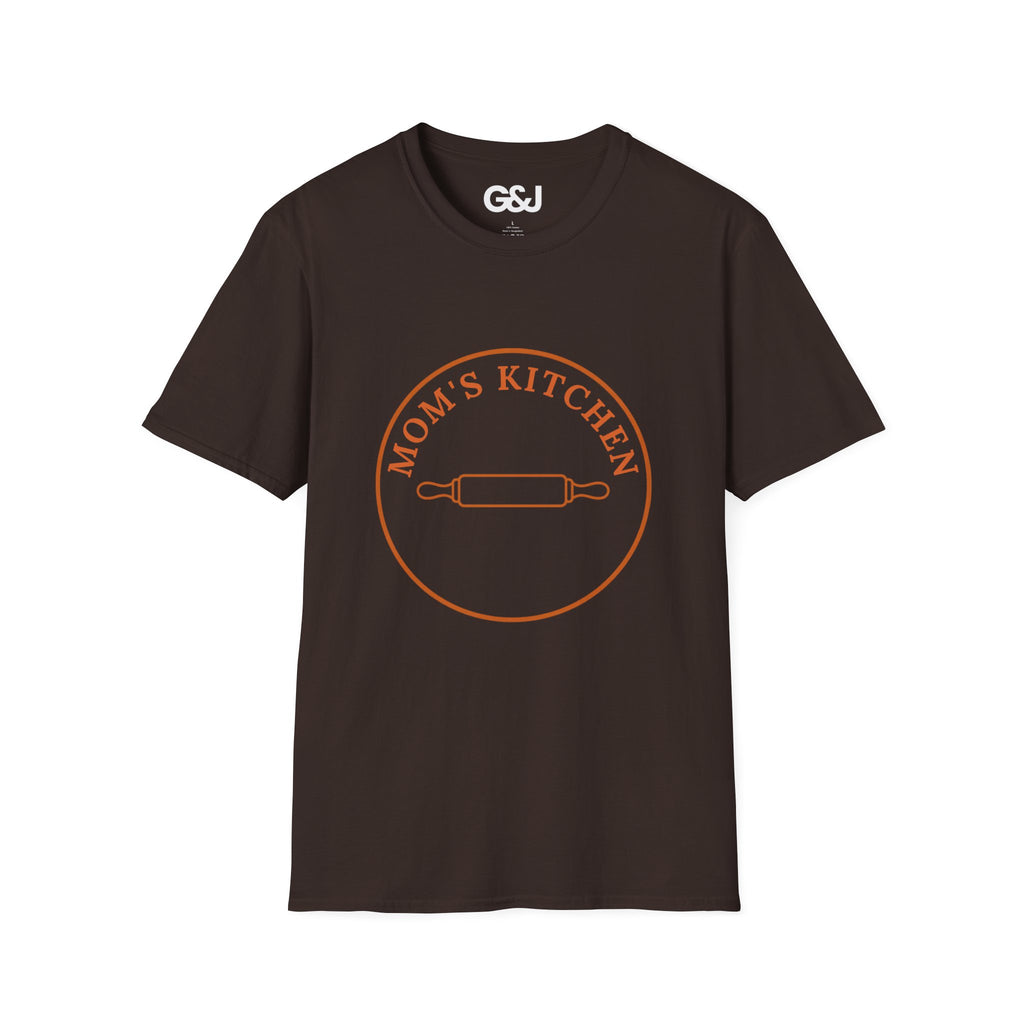 Mom's Kitchen T-Shirt — Vintage Rolling Pin Graphic, Mother's Day Gift
