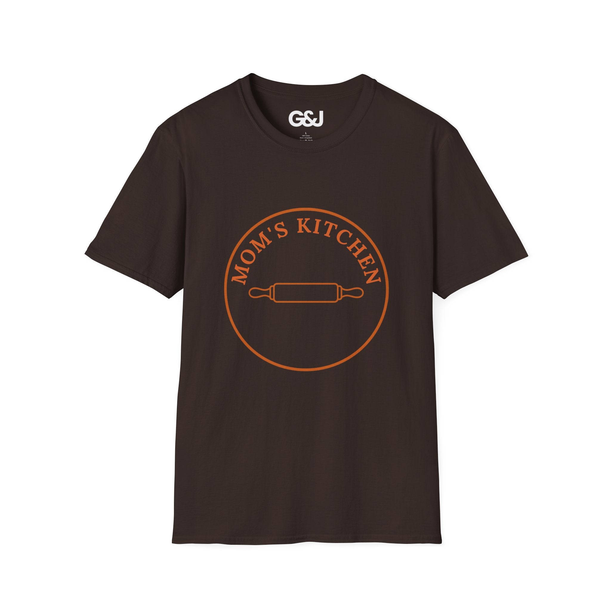 Mom's Kitchen T-Shirt — Vintage Rolling Pin Graphic, Mother's Day Gift