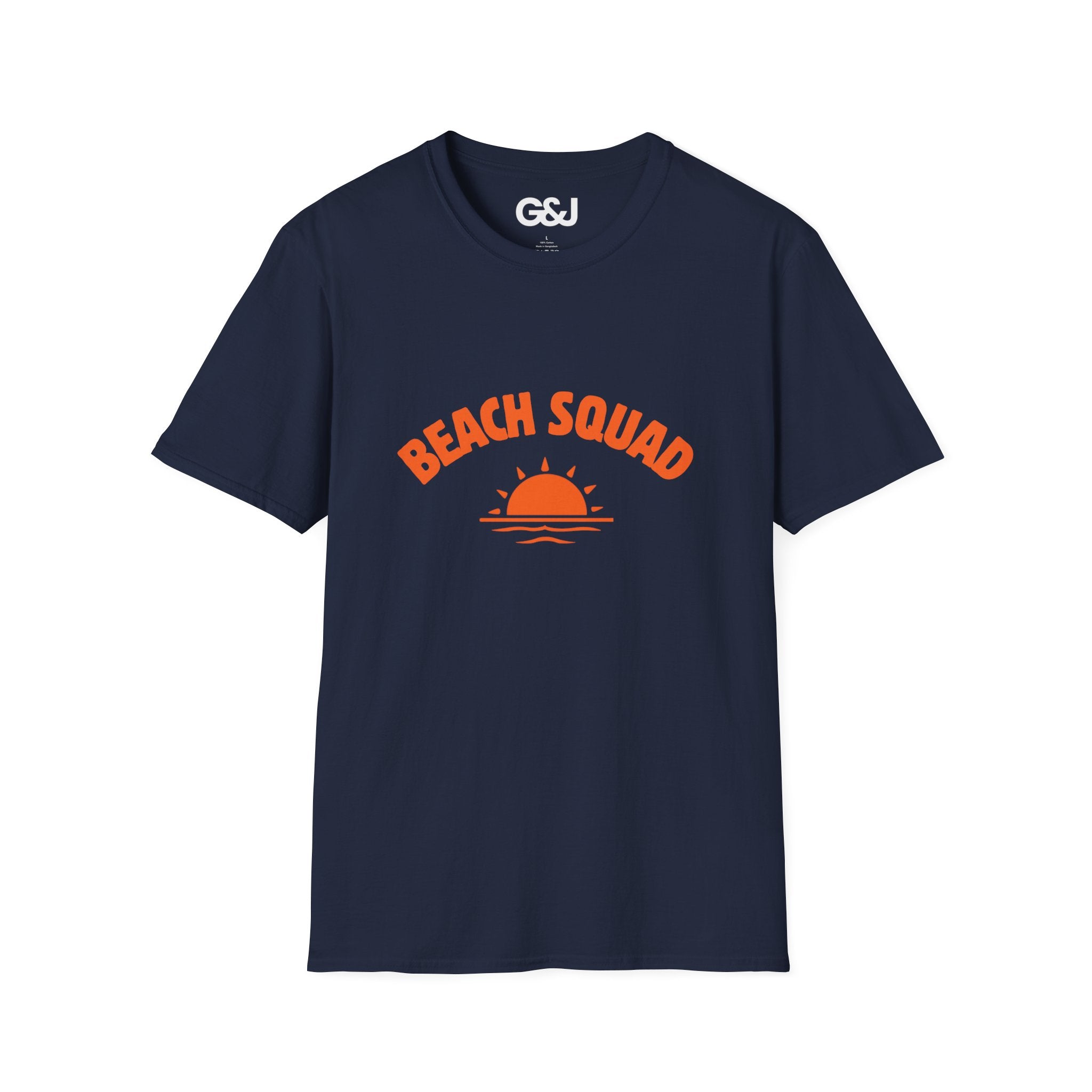 Beach Squad T-Shirt — Retro Sunset Graphic Tee for Beach Lovers