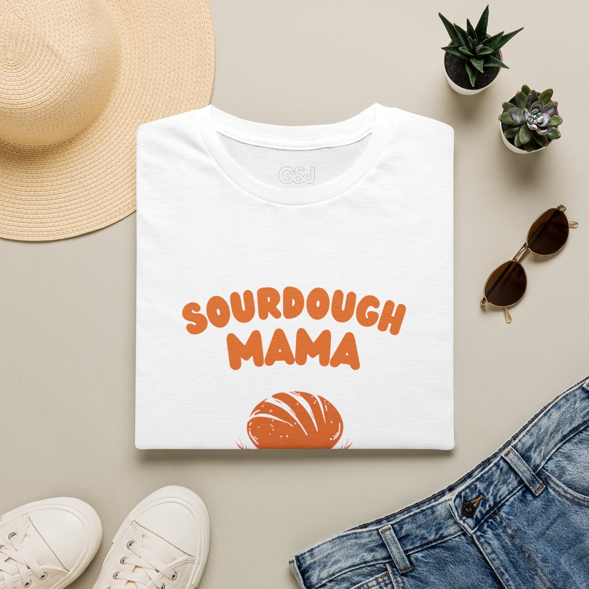Sourdough Mama T-Shirt — Retro Bread Lover Tee for Bakers & Home Bakers