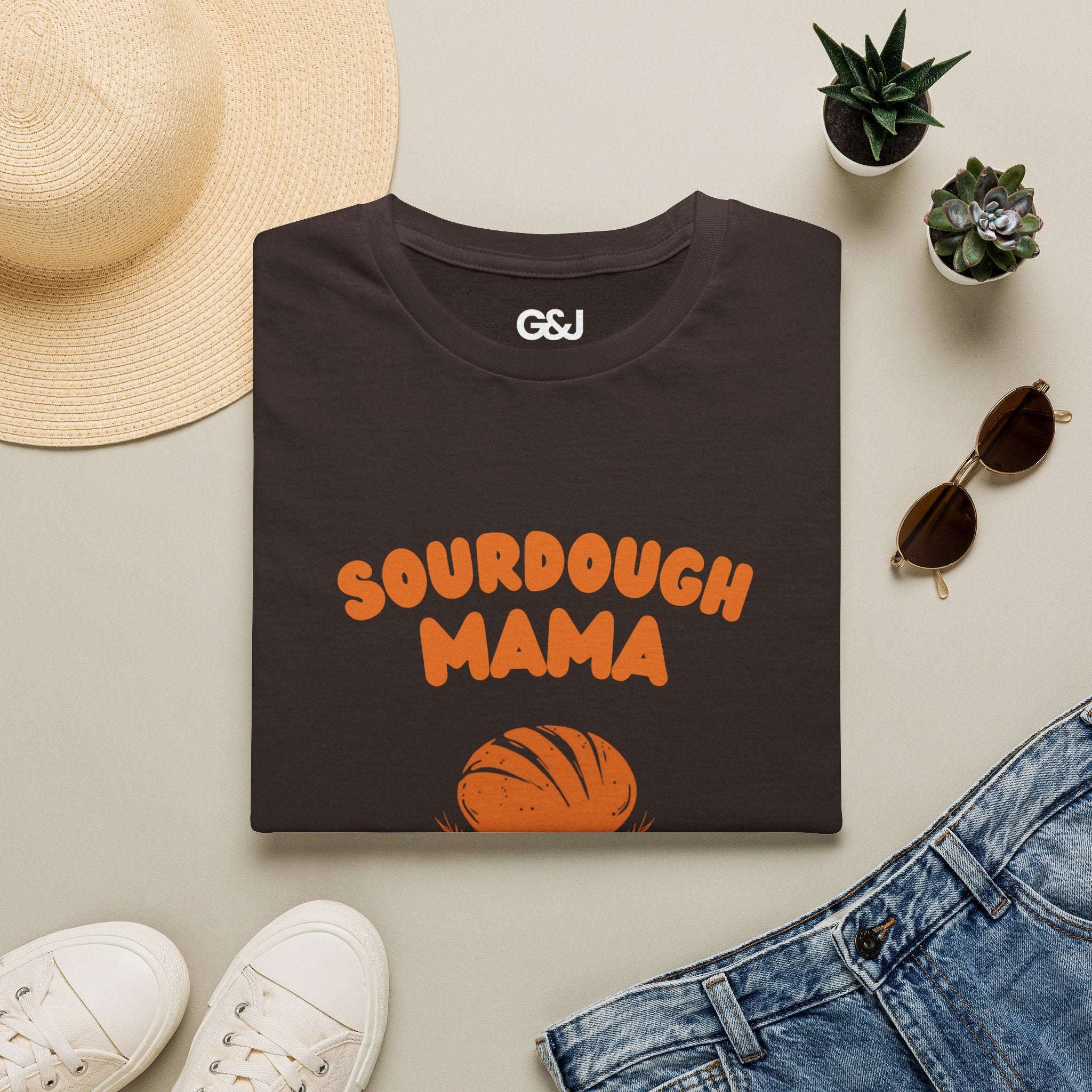 Sourdough Mama T-Shirt — Retro Bread Lover Tee for Bakers & Home Bakers