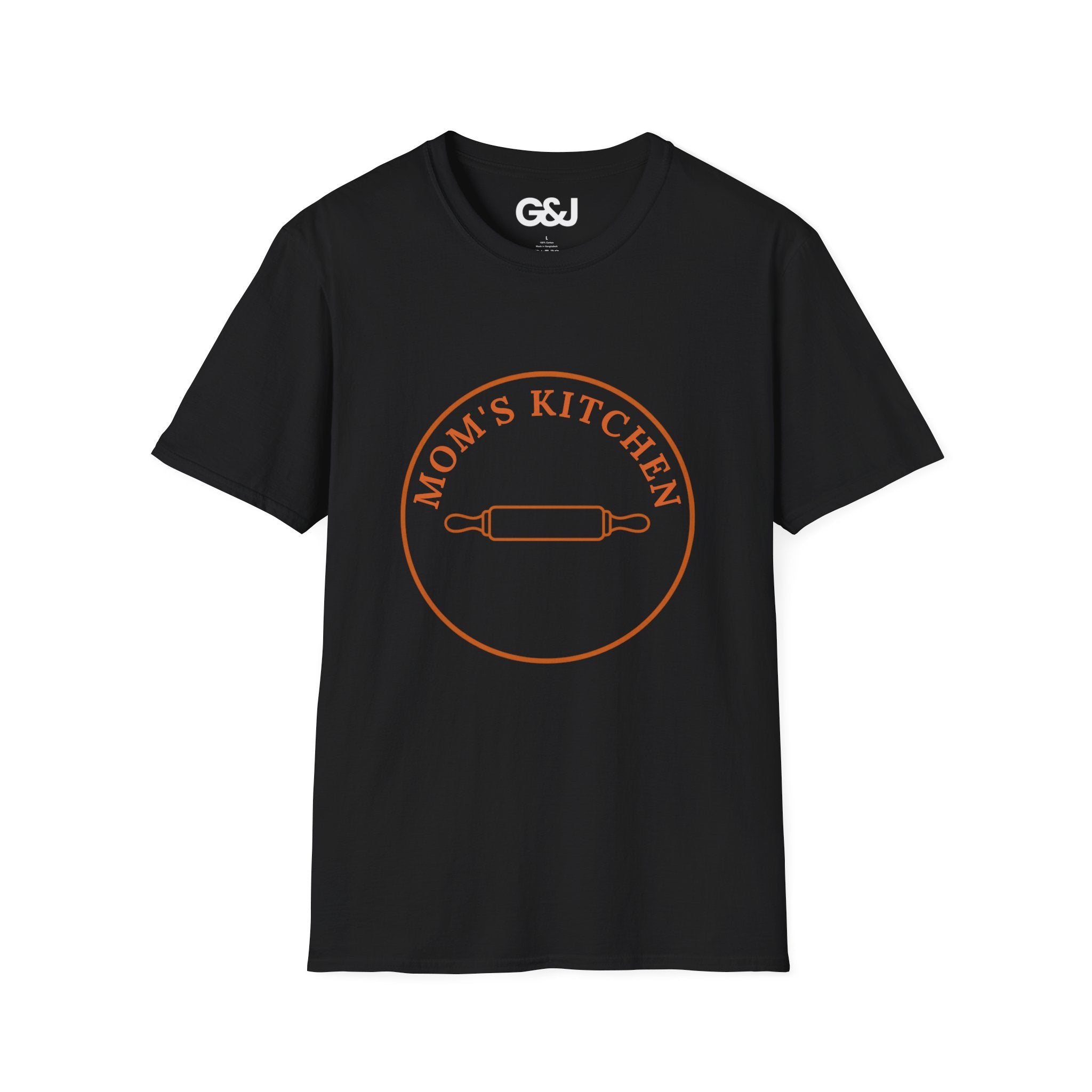 Mom's Kitchen T-Shirt — Vintage Rolling Pin Graphic, Mother's Day Gift