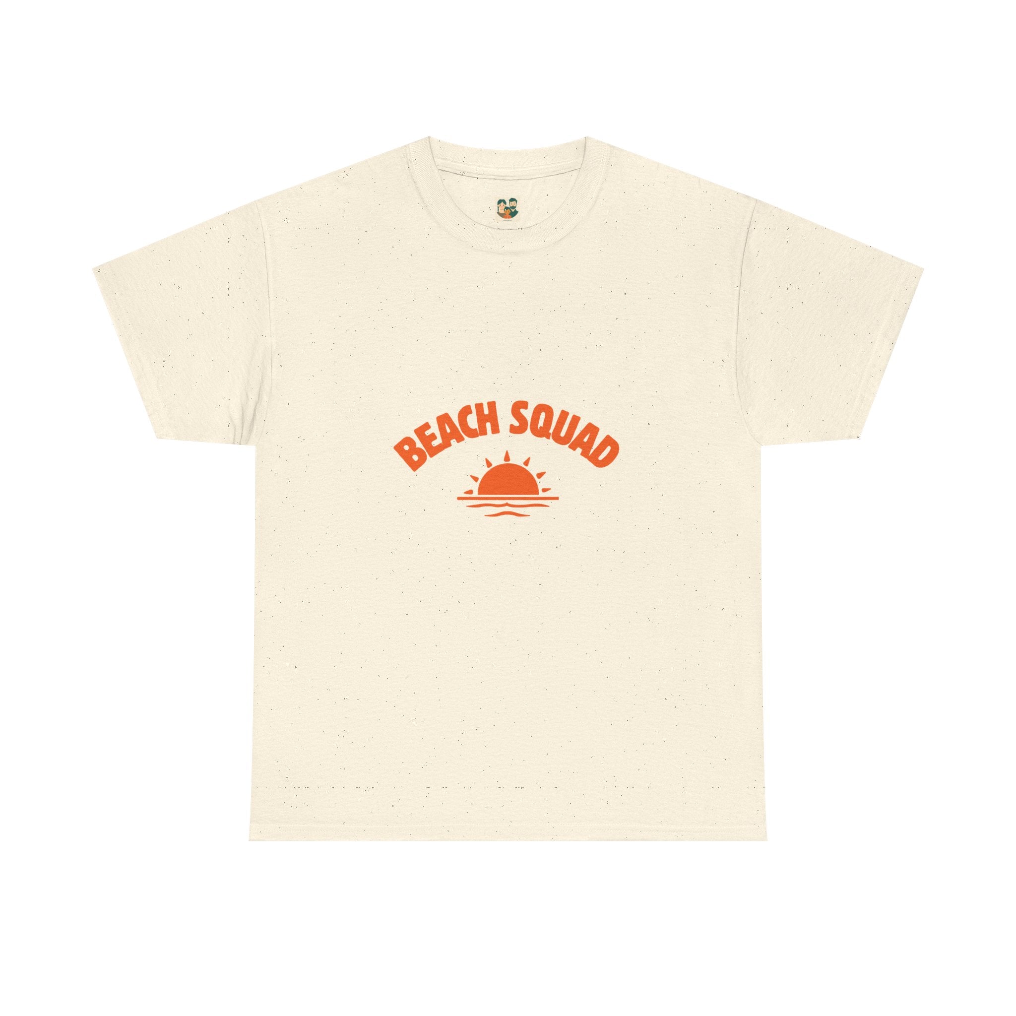 Beach Squad Tee — Retro Orange Sunset Graphic T-Shirt