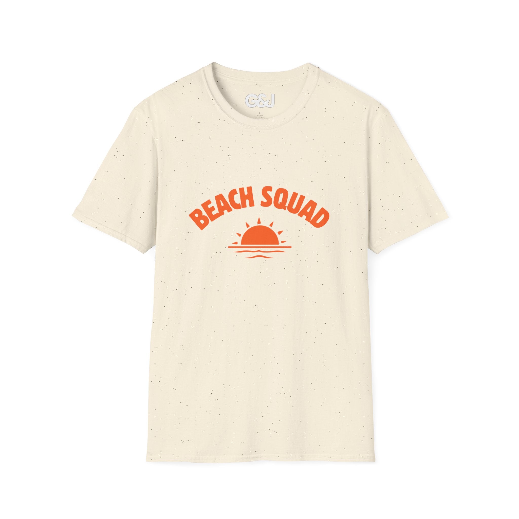 Beach Squad T-Shirt — Retro Sunset Graphic Tee for Beach Lovers