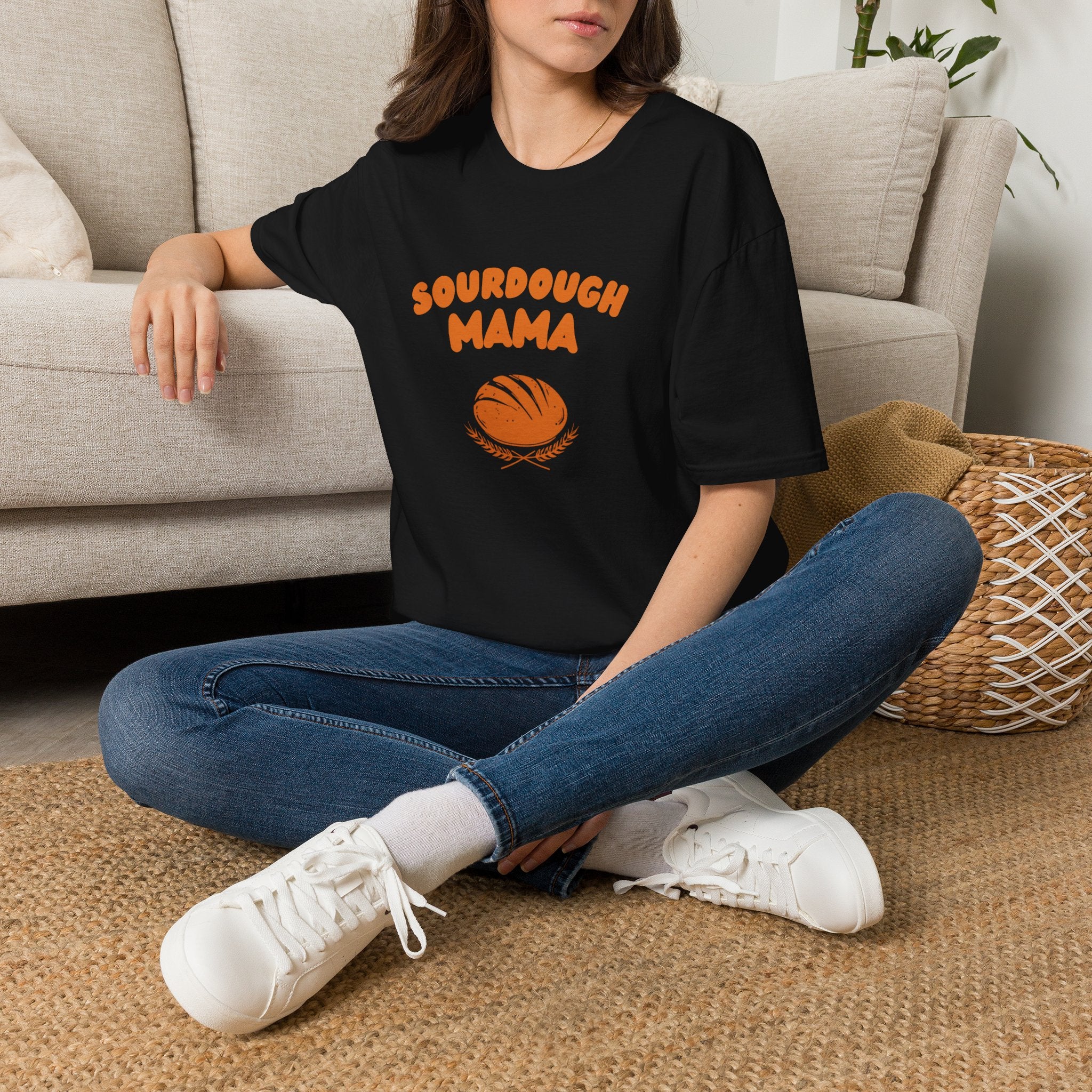 Sourdough Mama T-Shirt — Retro Bread Lover Tee for Bakers & Home Bakers