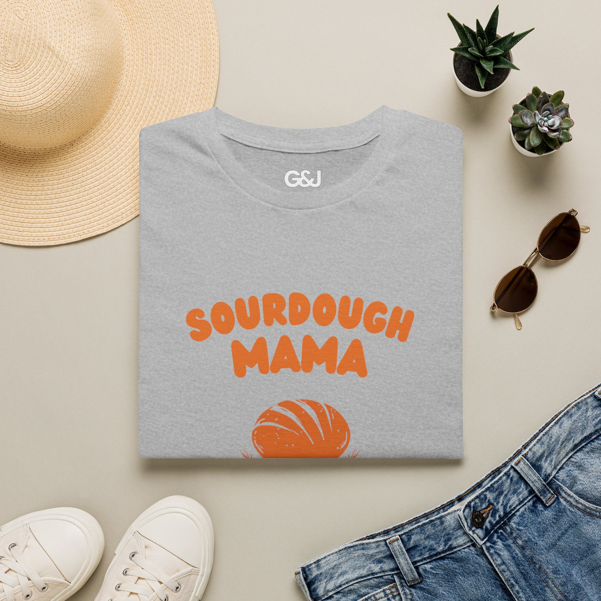 Sourdough Mama T-Shirt — Retro Bread Lover Tee for Bakers & Home Bakers
