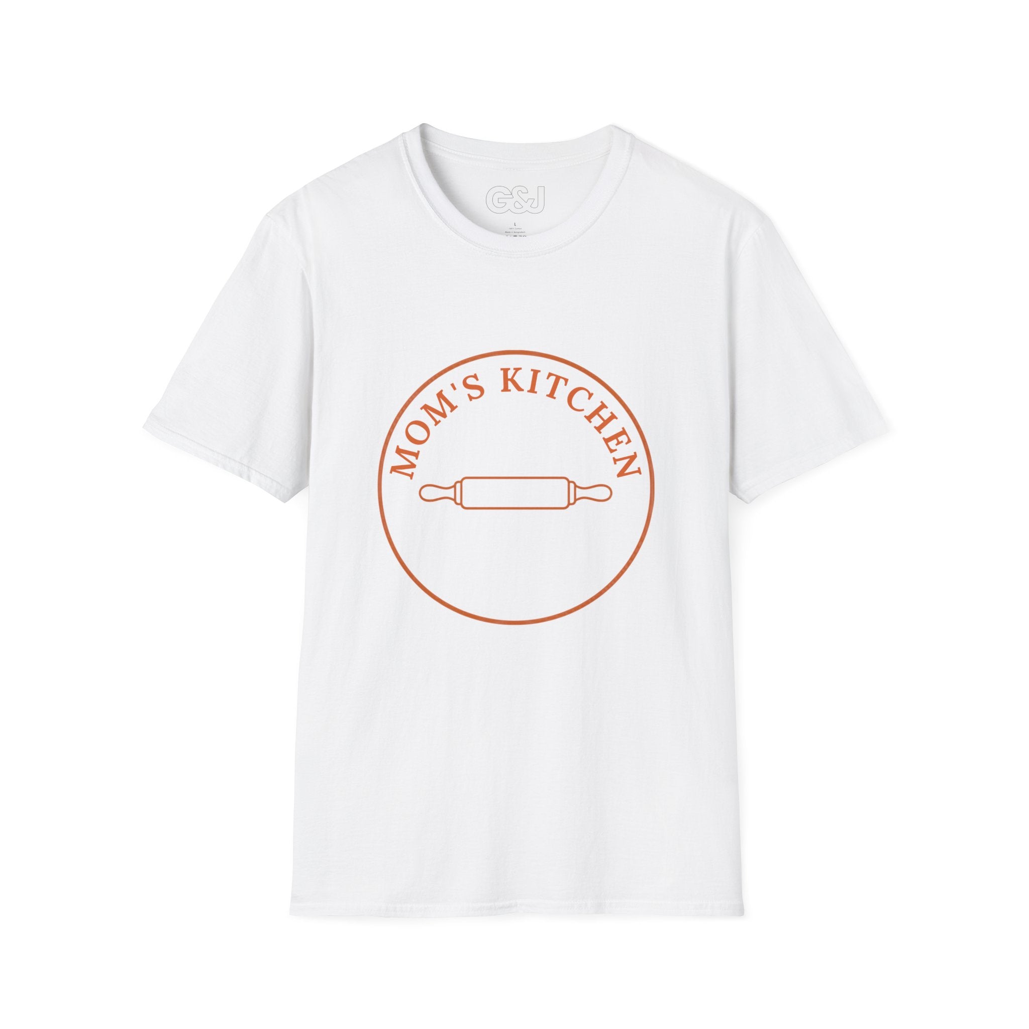 Mom's Kitchen T-Shirt — Vintage Rolling Pin Graphic, Mother's Day Gift