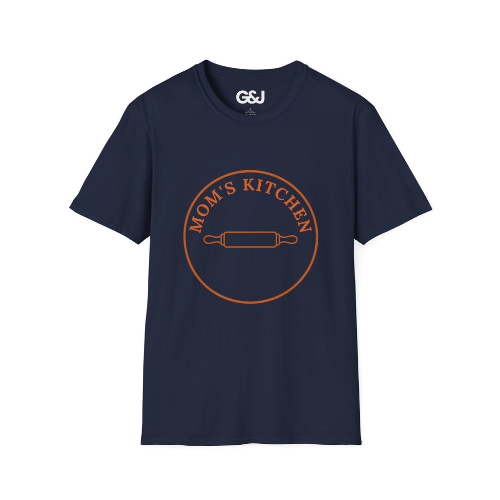 Mom's Kitchen T-Shirt — Vintage Rolling Pin Graphic, Mother's Day Gift