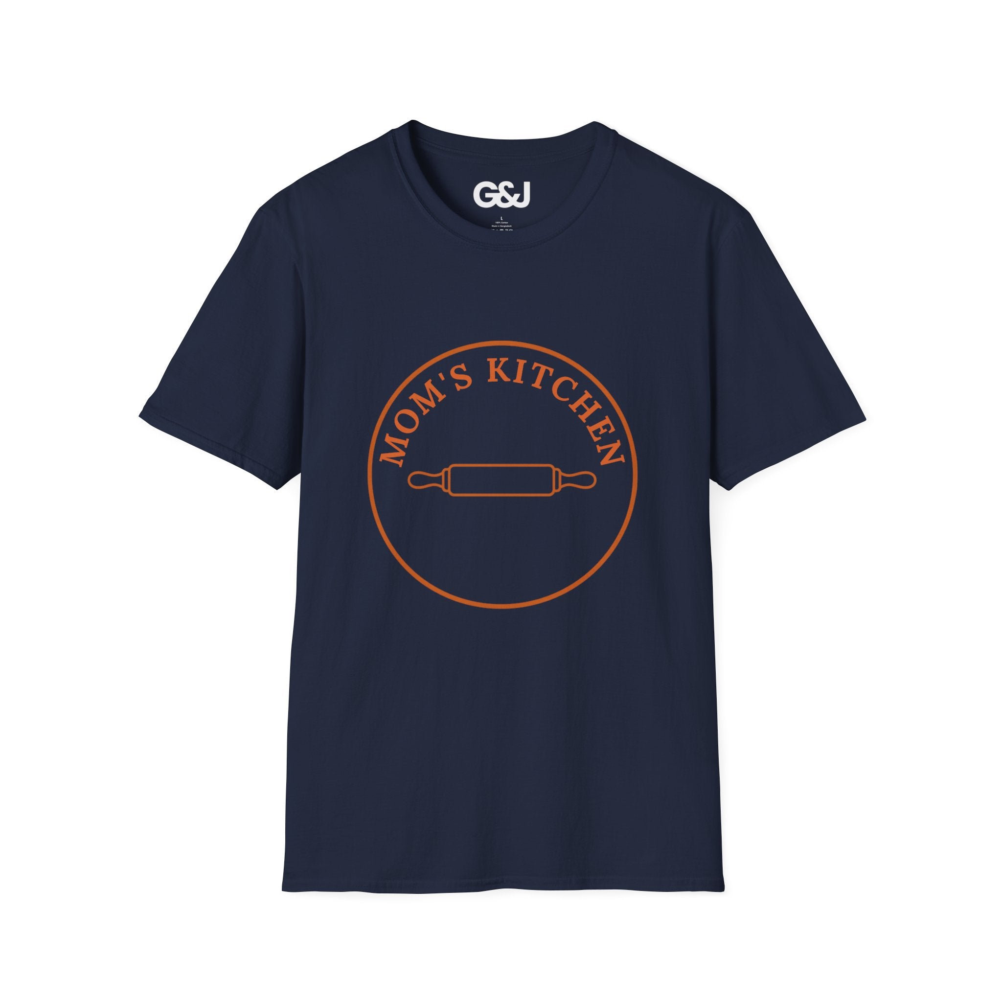 Mom's Kitchen T-Shirt — Vintage Rolling Pin Graphic, Mother's Day Gift