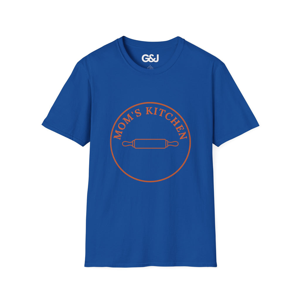 Mom's Kitchen T-Shirt — Vintage Rolling Pin Graphic, Mother's Day Gift