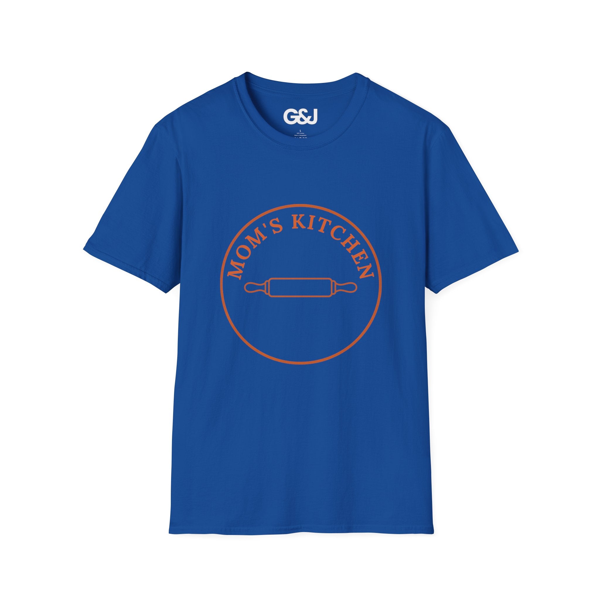 Mom's Kitchen T-Shirt — Vintage Rolling Pin Graphic, Mother's Day Gift