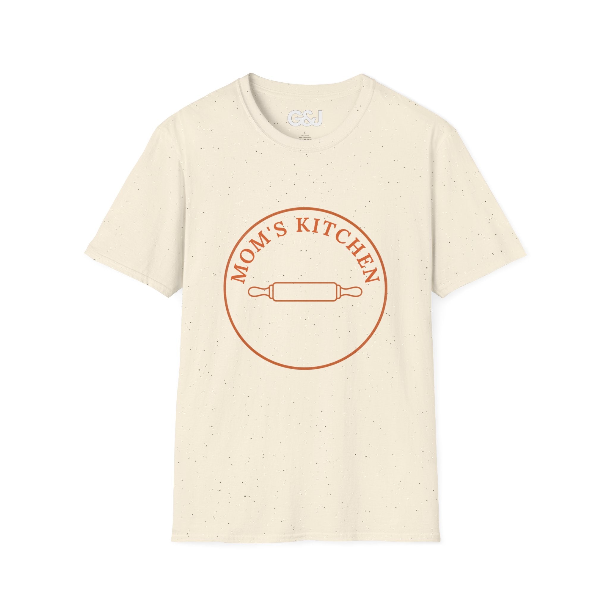 Mom's Kitchen T-Shirt — Vintage Rolling Pin Graphic, Mother's Day Gift