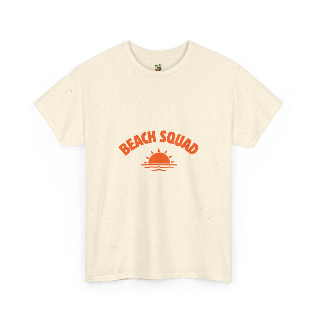 Beach Squad Tee — Retro Orange Sunset Graphic T-Shirt