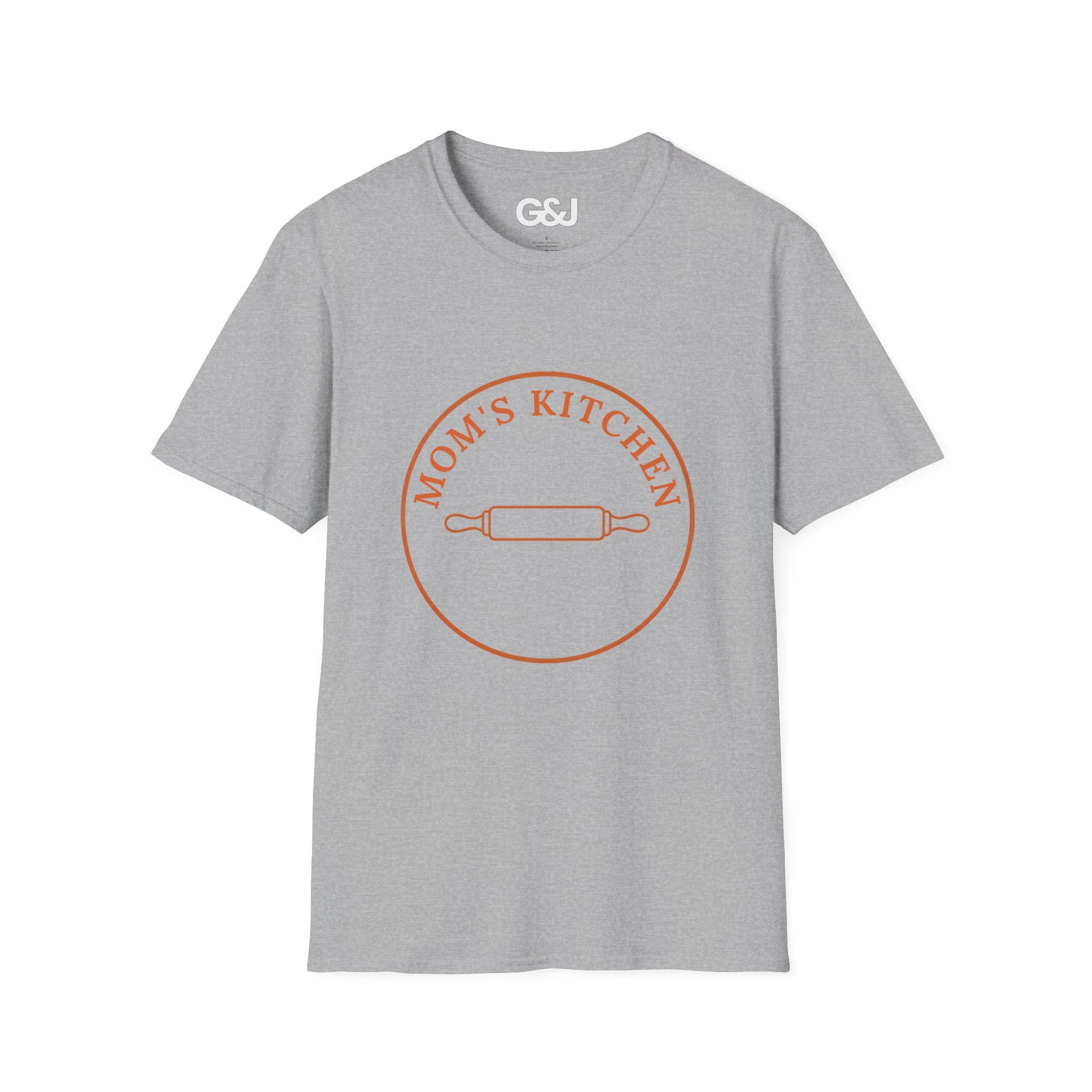 Mom's Kitchen T-Shirt — Vintage Rolling Pin Graphic, Mother's Day Gift