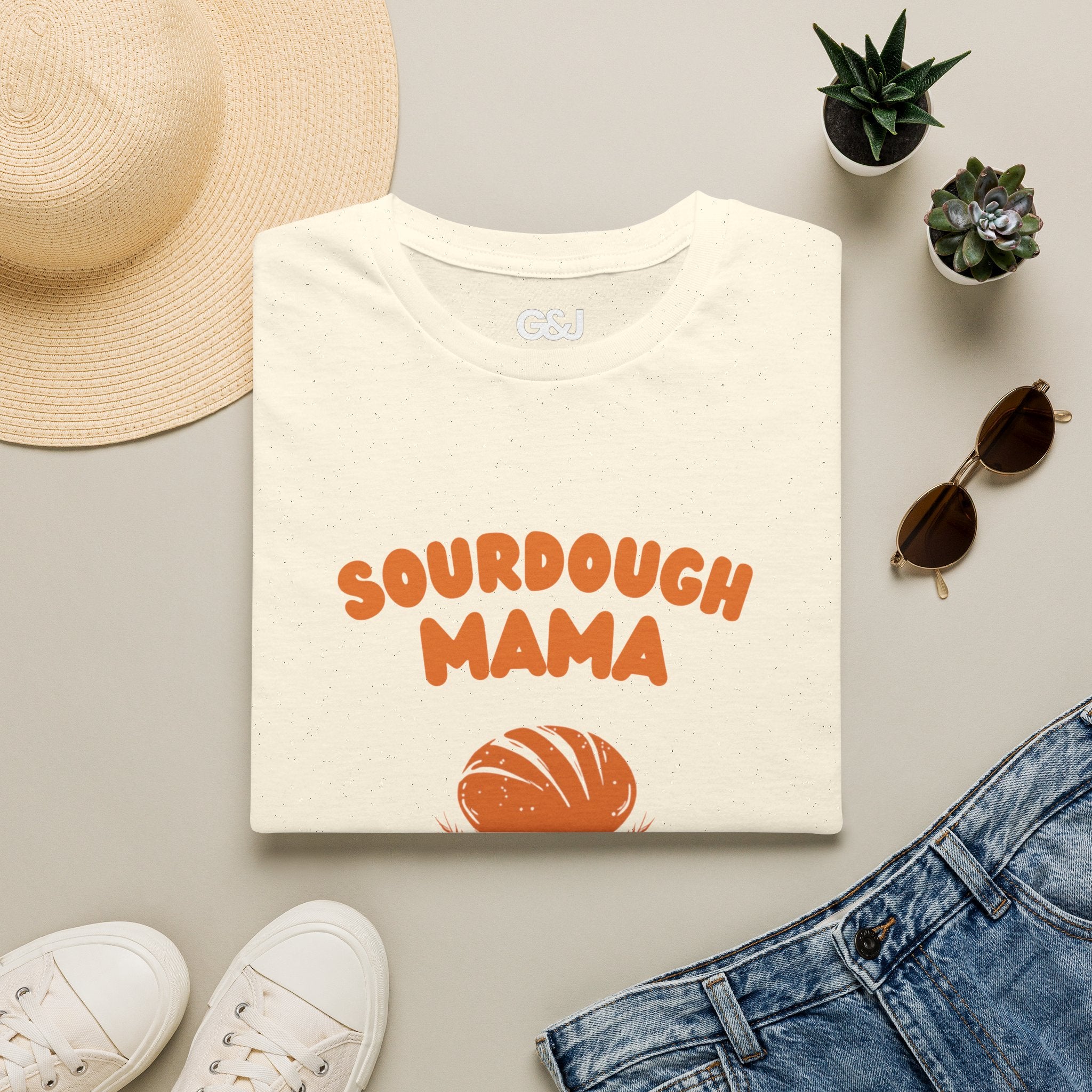 Sourdough Mama T-Shirt — Retro Bread Lover Tee for Bakers & Home Bakers